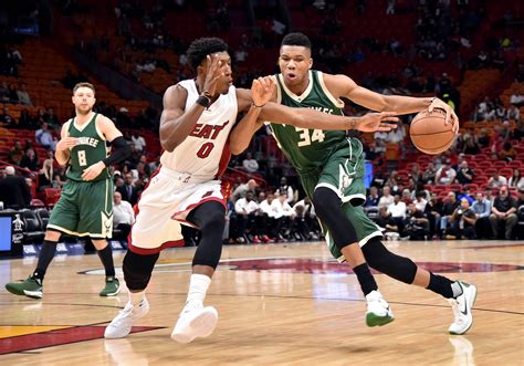 BUCKS at HEAT .